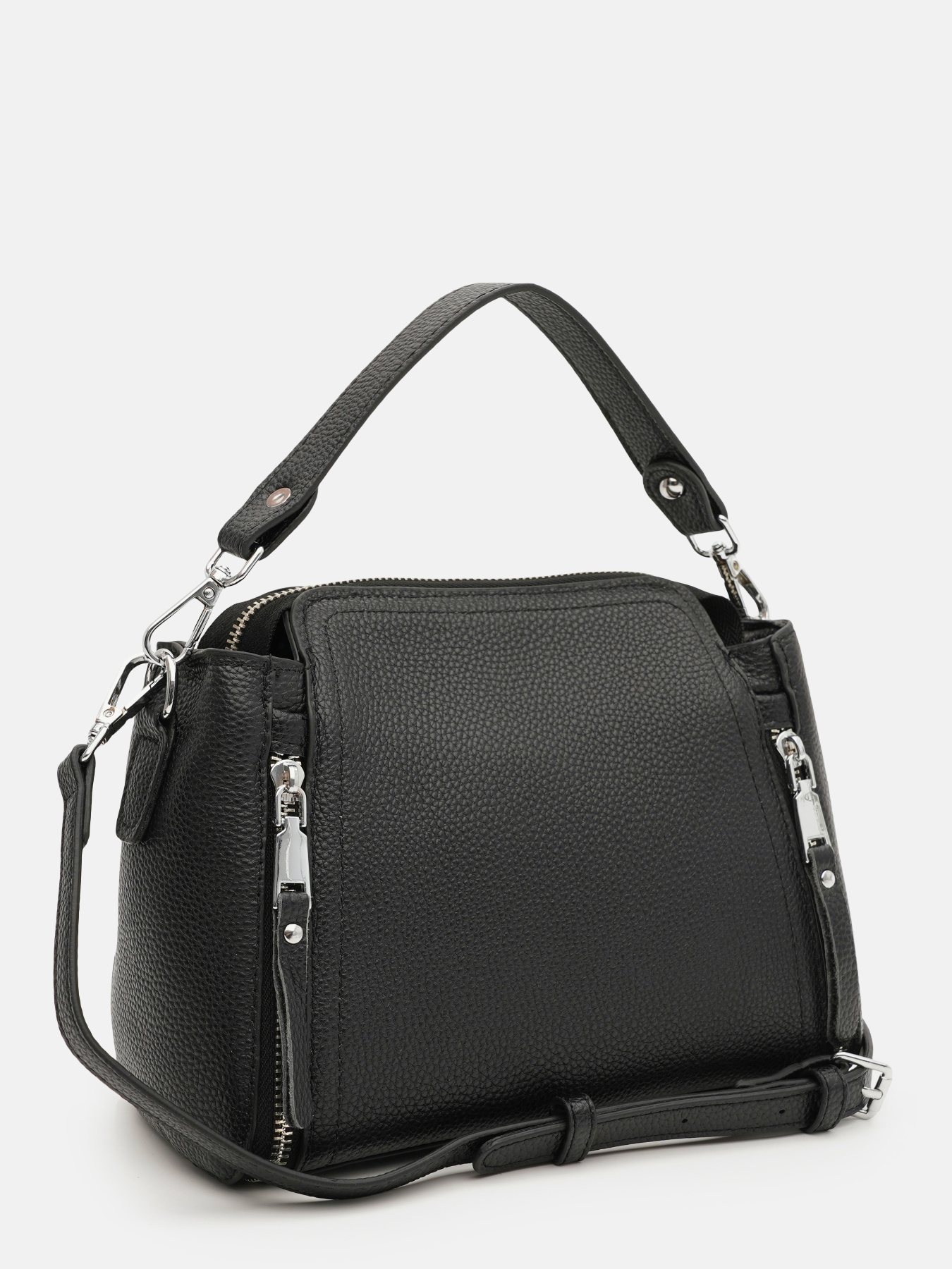 Кросс-боди Borsa Leather модель K10018bl-black Фото