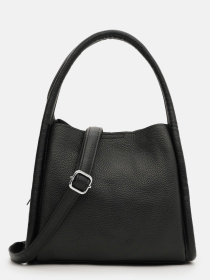 Сумка Borsa Leather модель K1607bl-black Фото