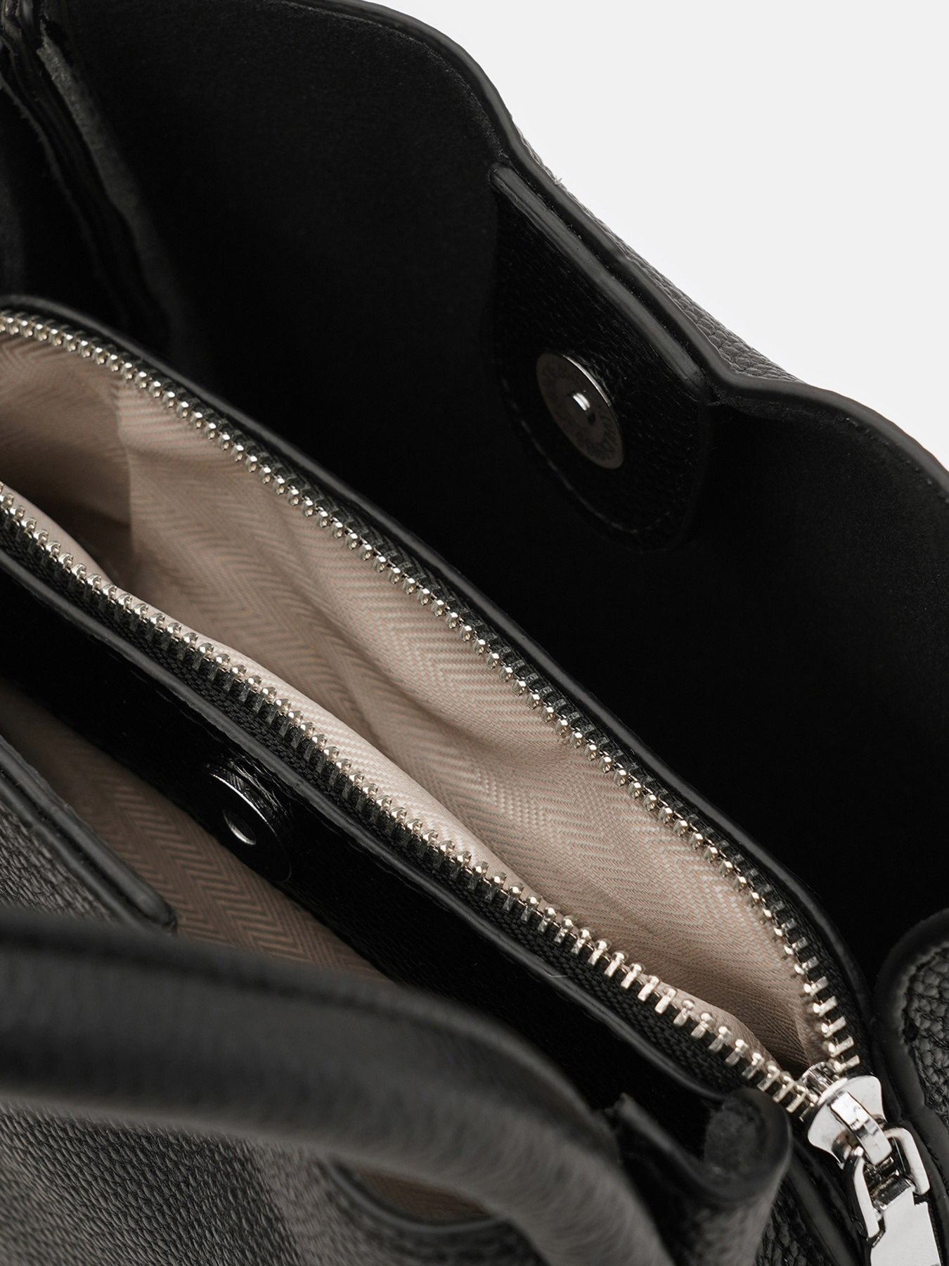 Сумка Borsa Leather модель K1607bl-black Фото