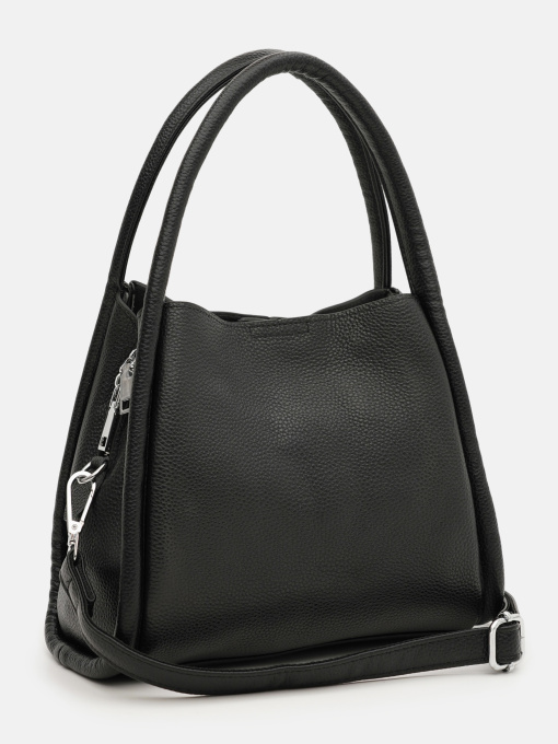 Сумка Borsa Leather модель K1607bl-black Фото