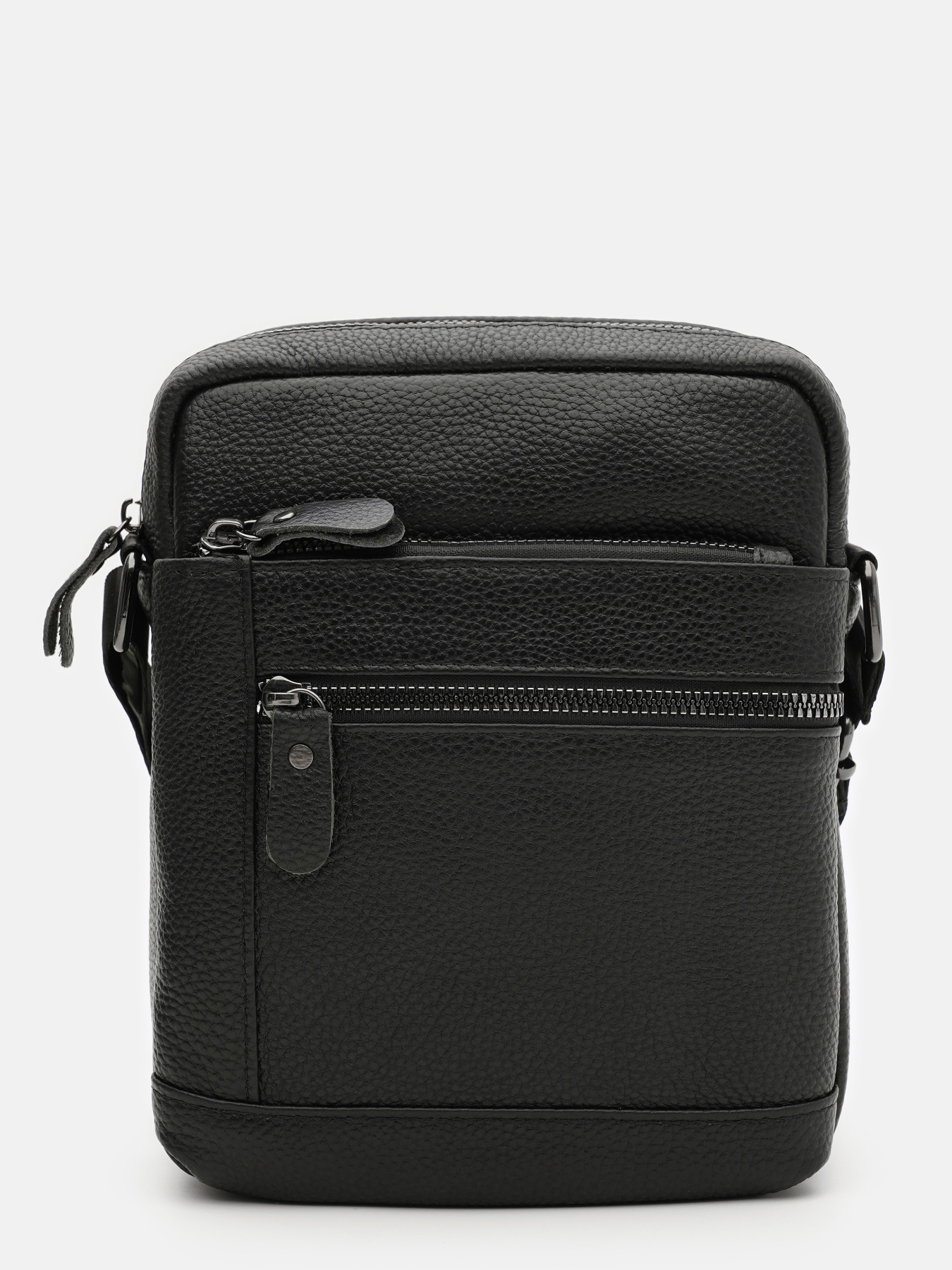 Мужская кожаная сумка Borsa Leather модель K18817bl-black Фото