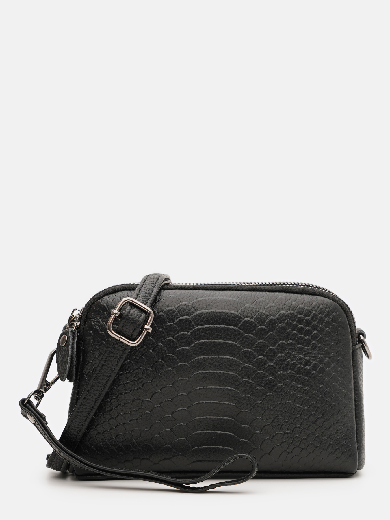 Кросс-боди Borsa Leather модель K12504bl-black Фото
