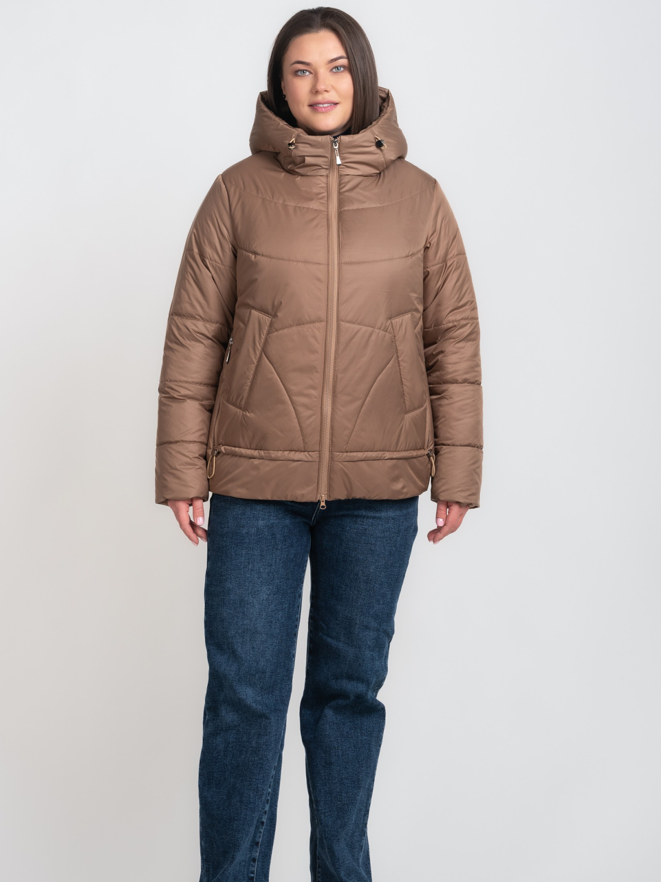 Жіноча демісезонна куртка модель LR-202-beige Фото