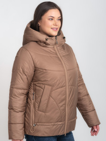 Жіноча демісезонна куртка модель LR-202-beige Жіноча демісезонна куртка модель LR-202-beige Фото