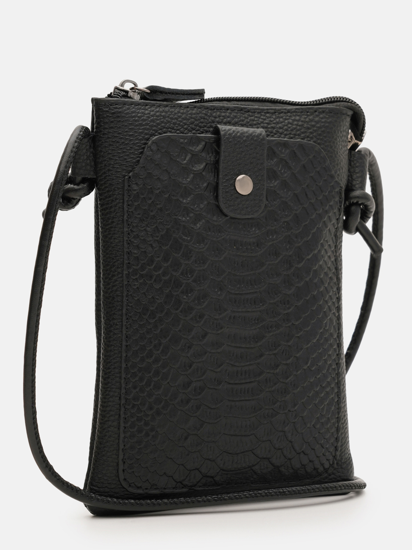 Кросс-боди Borsa Leather модель K18012bl-black Фото