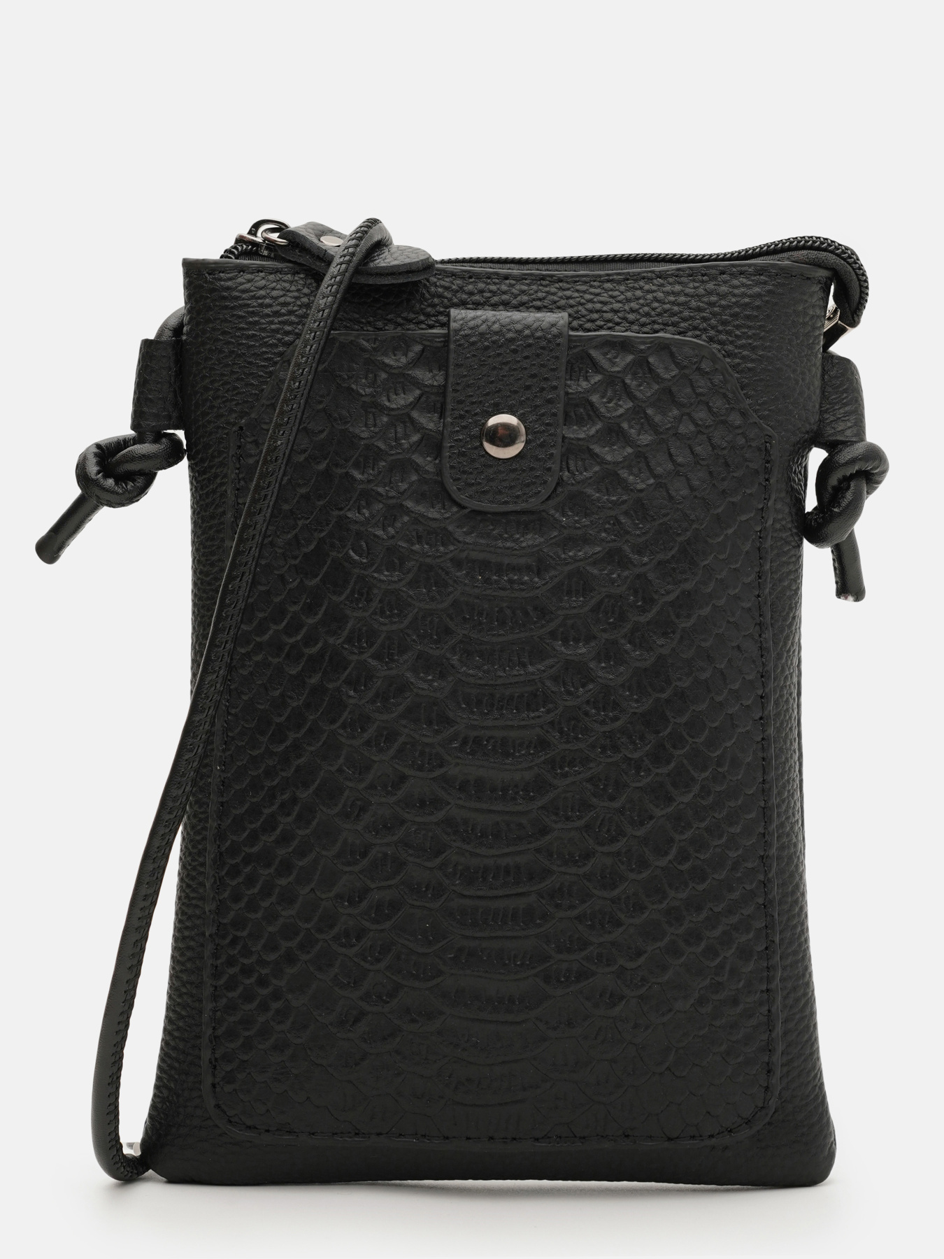 Кросс-боди Borsa Leather модель K18012bl-black Фото