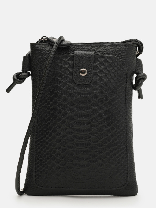 Кросс-боди Borsa Leather модель K18012bl-black Фото