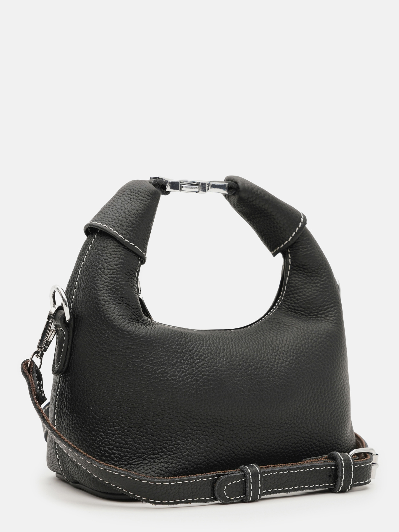 Кросс-боди Borsa Leather модель K16101bl-black Фото