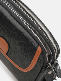 Кросс-боди Borsa Leather модель K12507bl-black Кросс-боди Borsa Leather модель K12507bl-black Фото