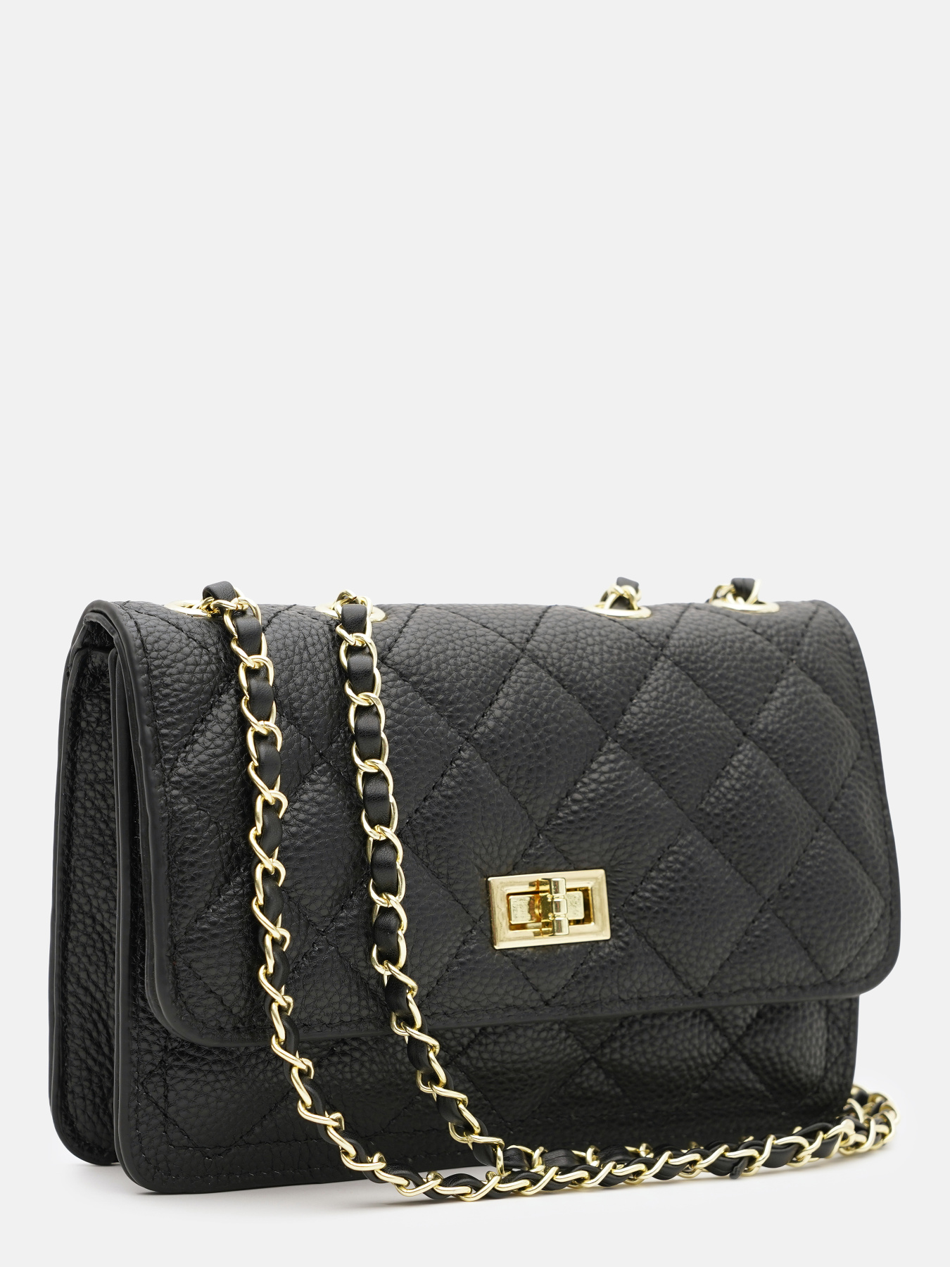 Клатч Borsa Leather модель K11512bl-black Фото