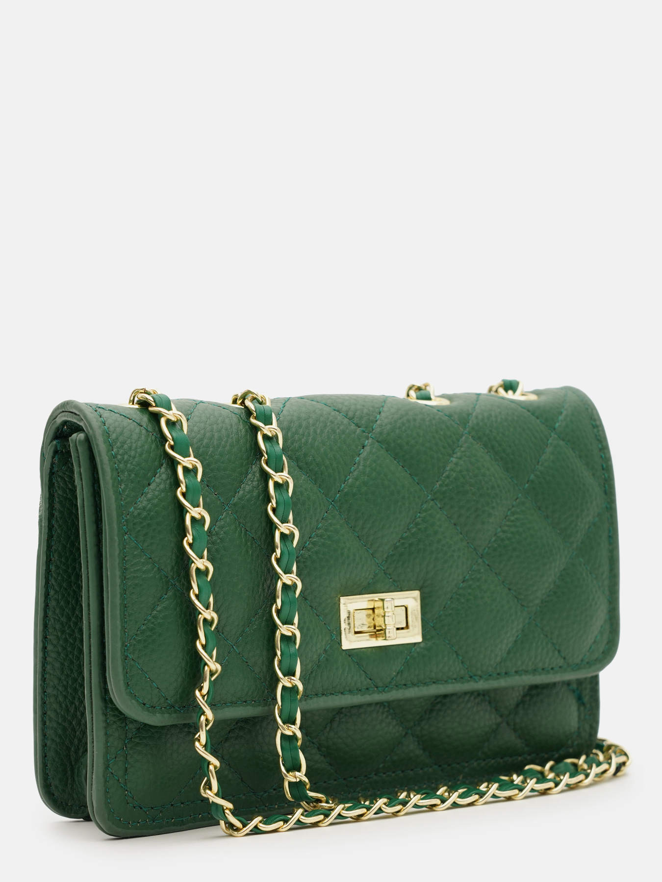 Клатч Borsa Leather модель K11512z-green Фото
