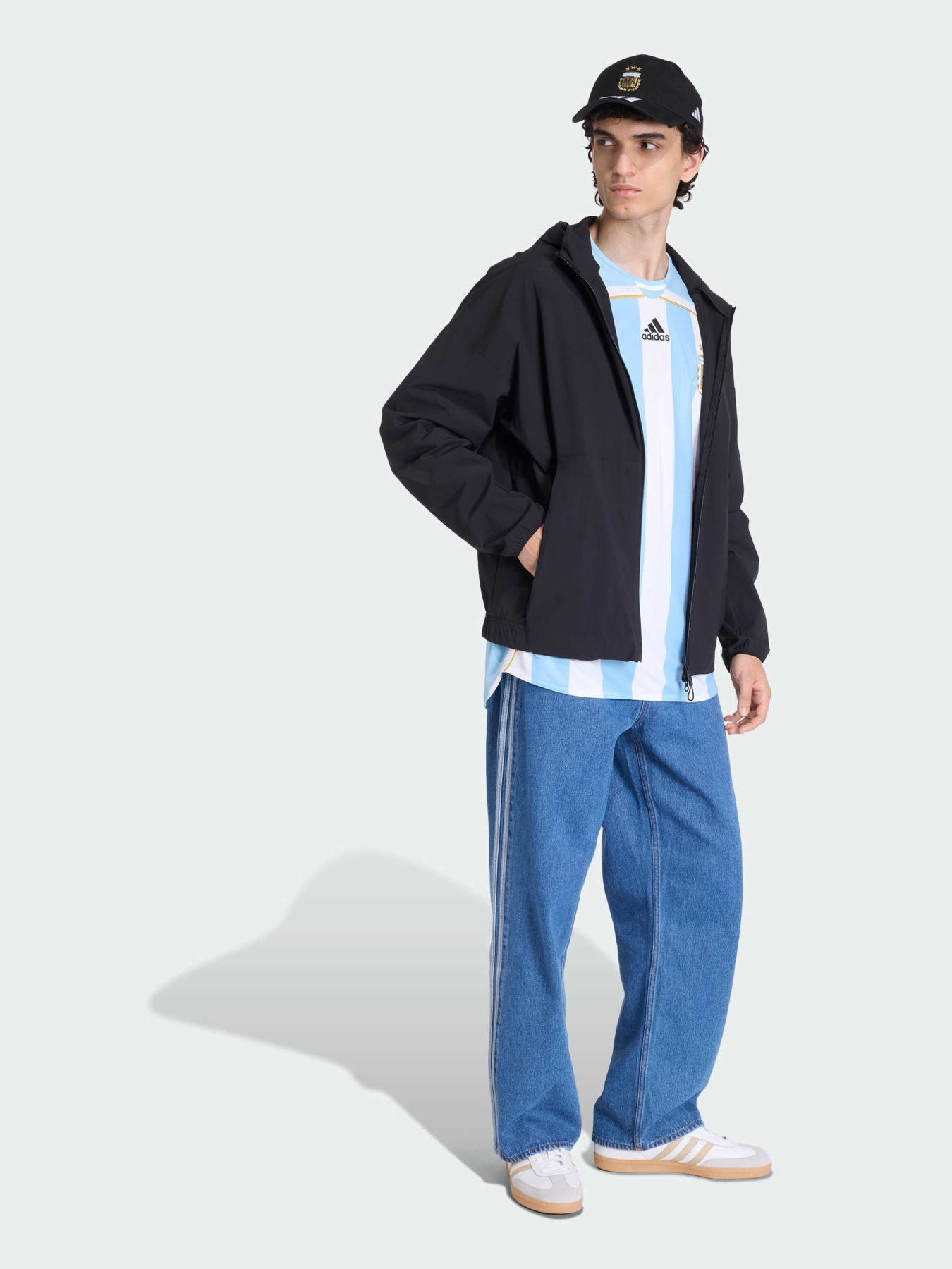 Широкі джинси Adidas Adicolor модель KD1499 Фото