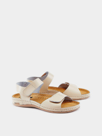 Босоніжки жіночі Leon 935 бежеві модель 935-Beige Фото