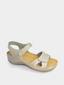 Босоніжки жіночі Leon 935 бежеві модель 935-Beige Босоніжки жіночі Leon 935 бежеві модель 935-Beige Фото