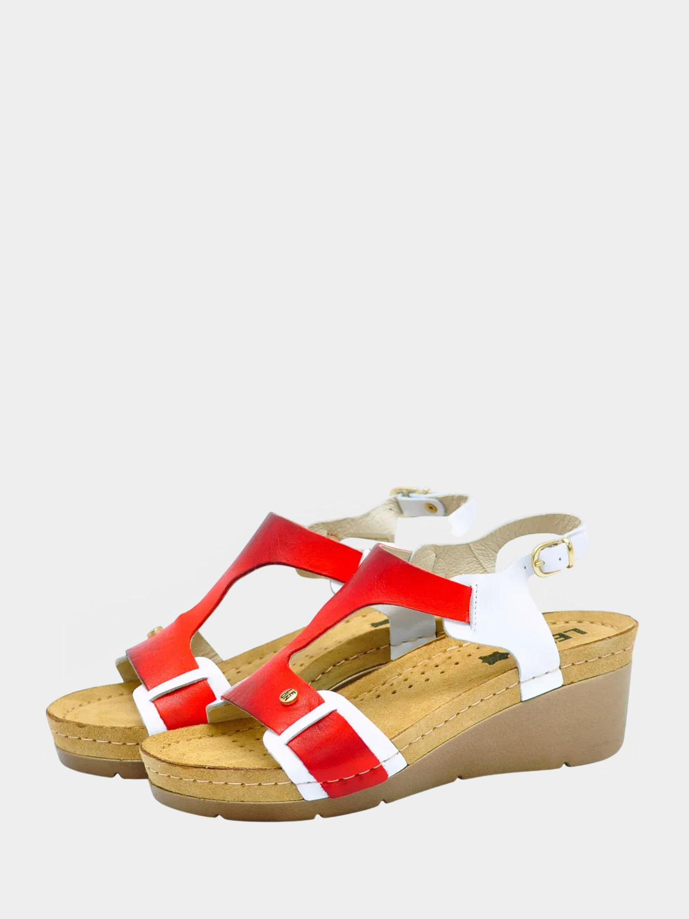 Босоніжки Leon модель 1010-Burgundy Босоніжки Leon модель 1010-Burgundy Фото