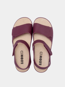 Босоніжки Leon модель 2024-Burgundy Фото