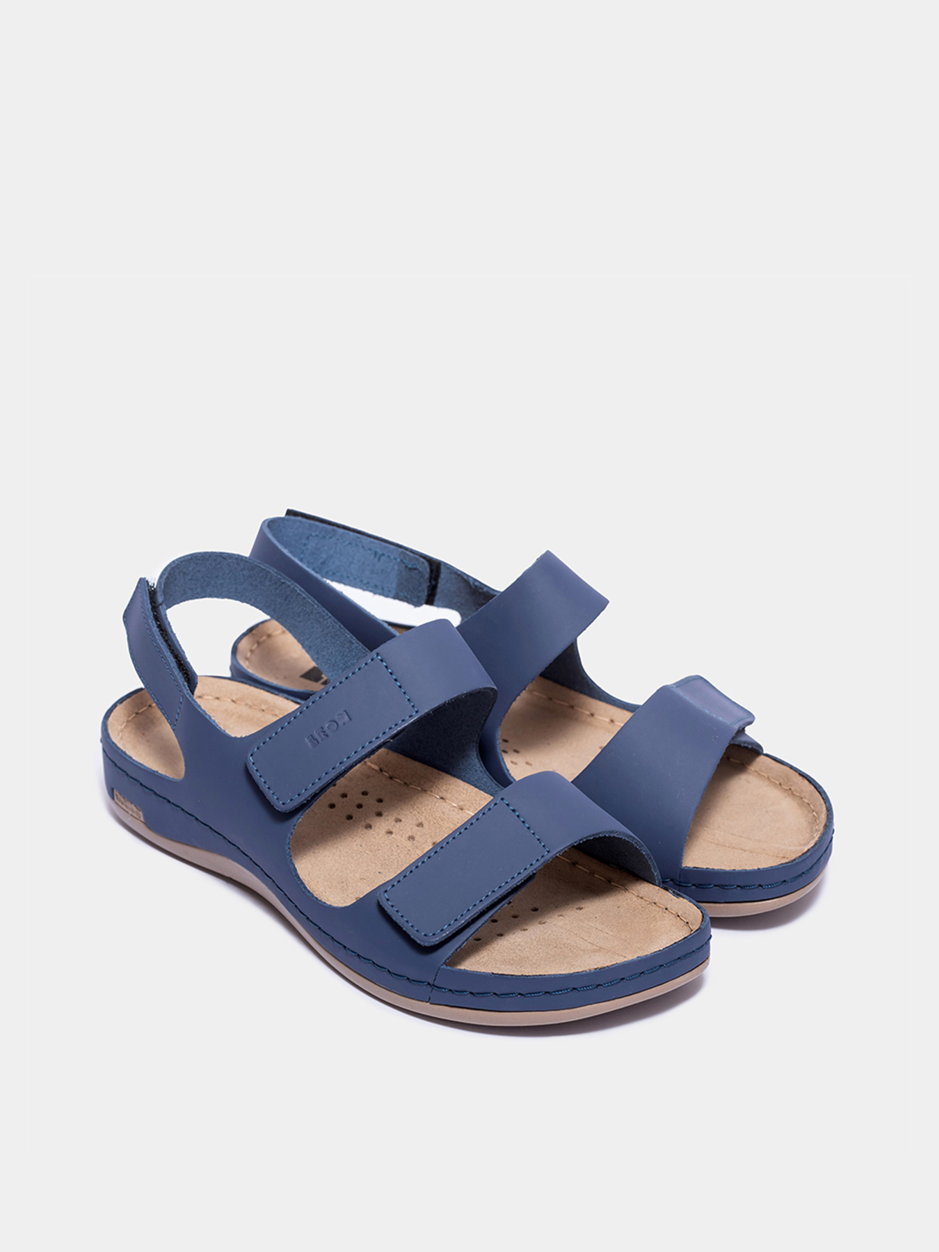 Босоножки женские Leon 966 синие модель 966-Blue Фото