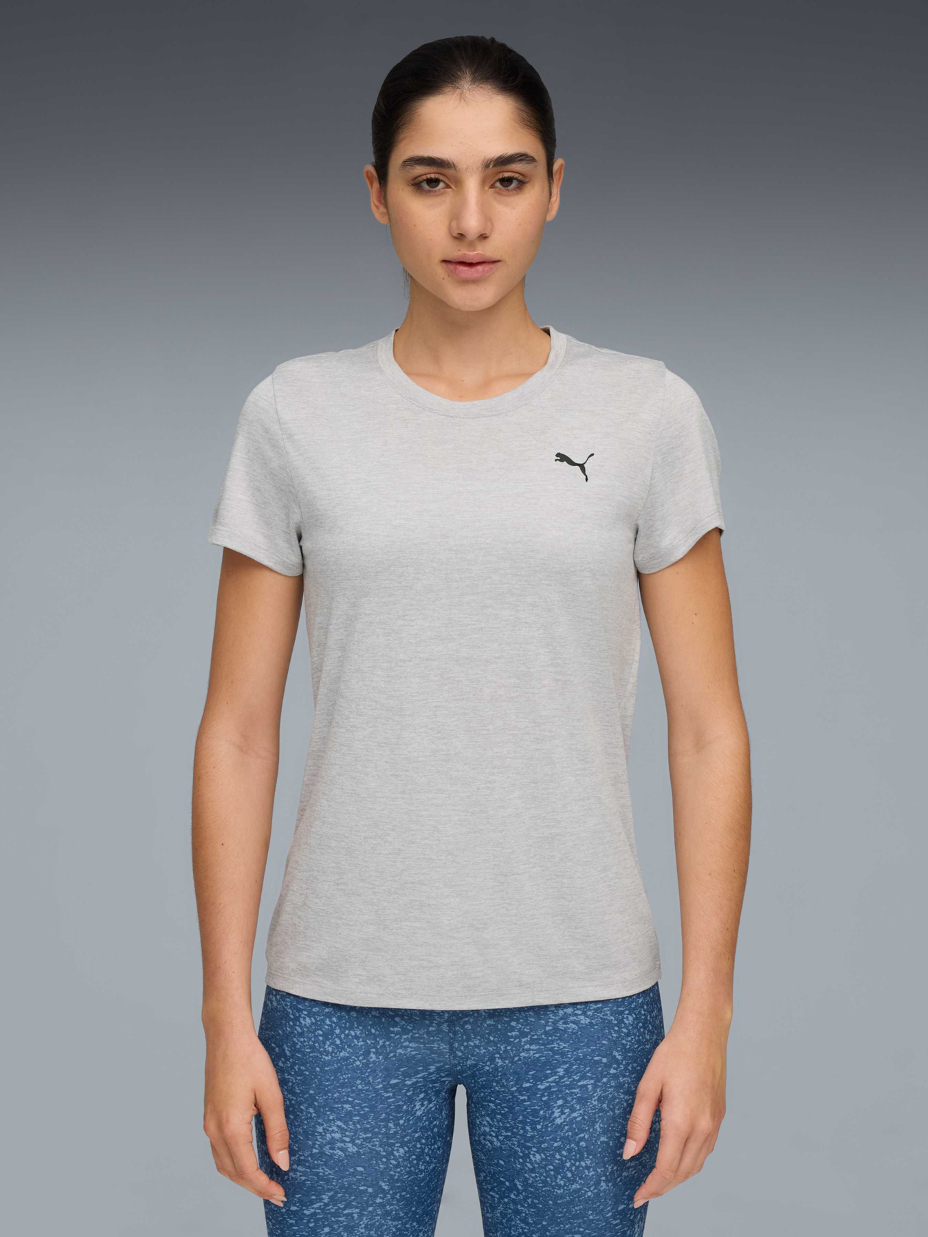 Футболки и поло PUMA W Tad Essential Heather Tee модель 525891 Фото