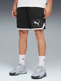 Спортивні шорти PUMA Jv Basketball 7 Short модель 633076 Фото