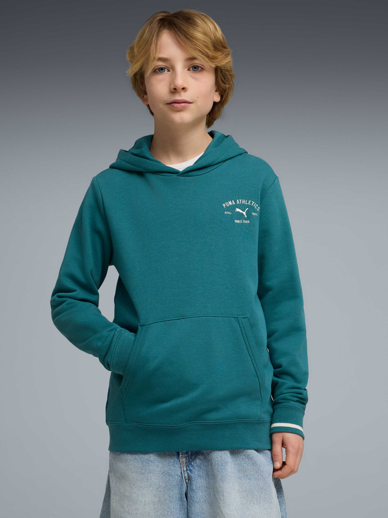 Детское худи PUMA Class Graphic Hoodie Youth модель 692532 Фото