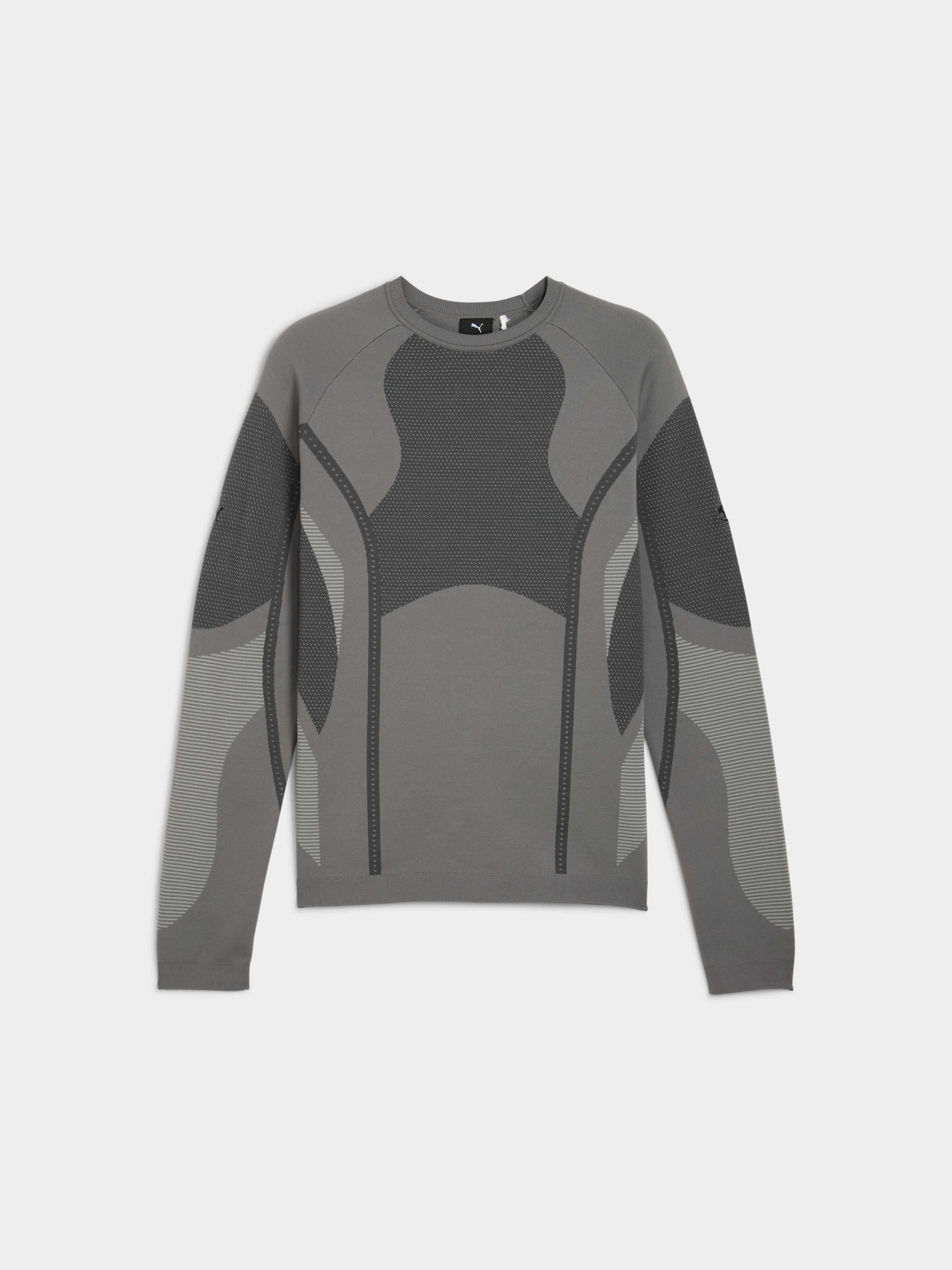Чоловічий Світшот PUMA x San San Gear Knit Ls (632549_08) колір сірий, матеріал комбінований верх