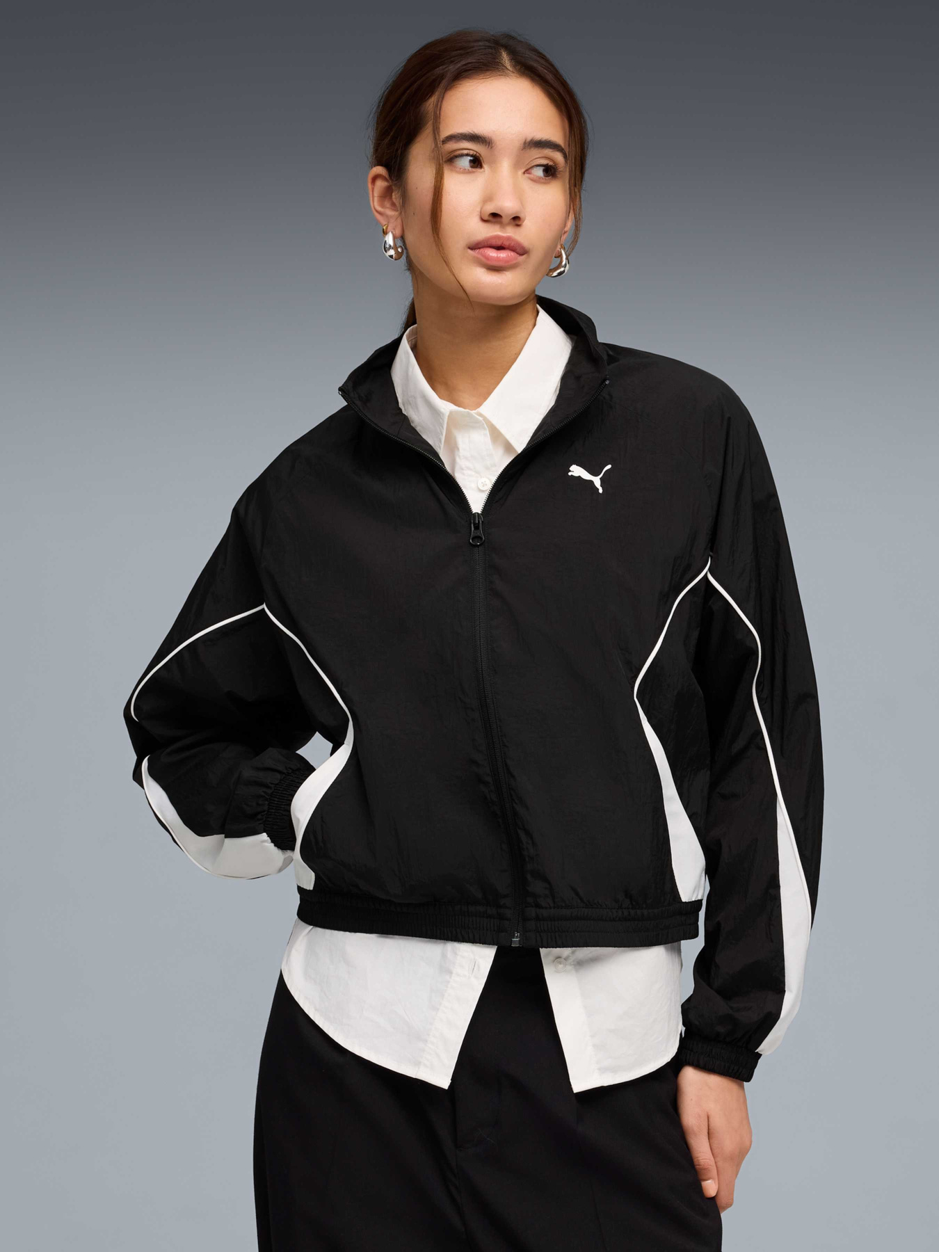 Куртка PUMA Sport Relaxed Full-Zip Jacket Women модель 691864 Фото