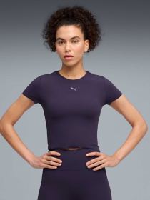 Футболка спортивная PUMA W Shapeluxe Baby Tee модель 527471 Футболка спортивная PUMA W Shapeluxe Baby Tee модель 527471 Фото