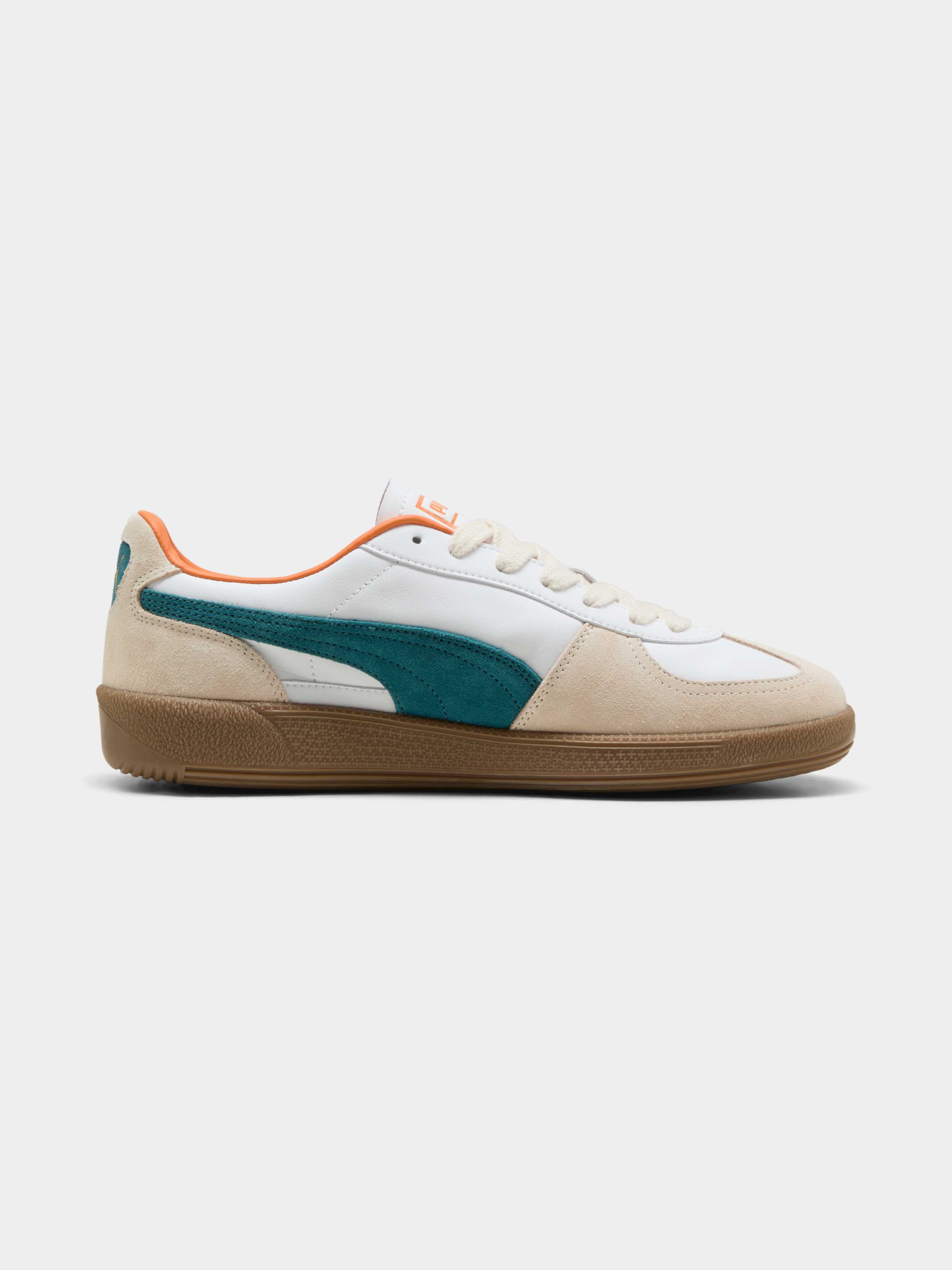 Жіночі Кеди низькі PUMA Palermo Lth (396464_26) колір білий, матеріал комбінований верх