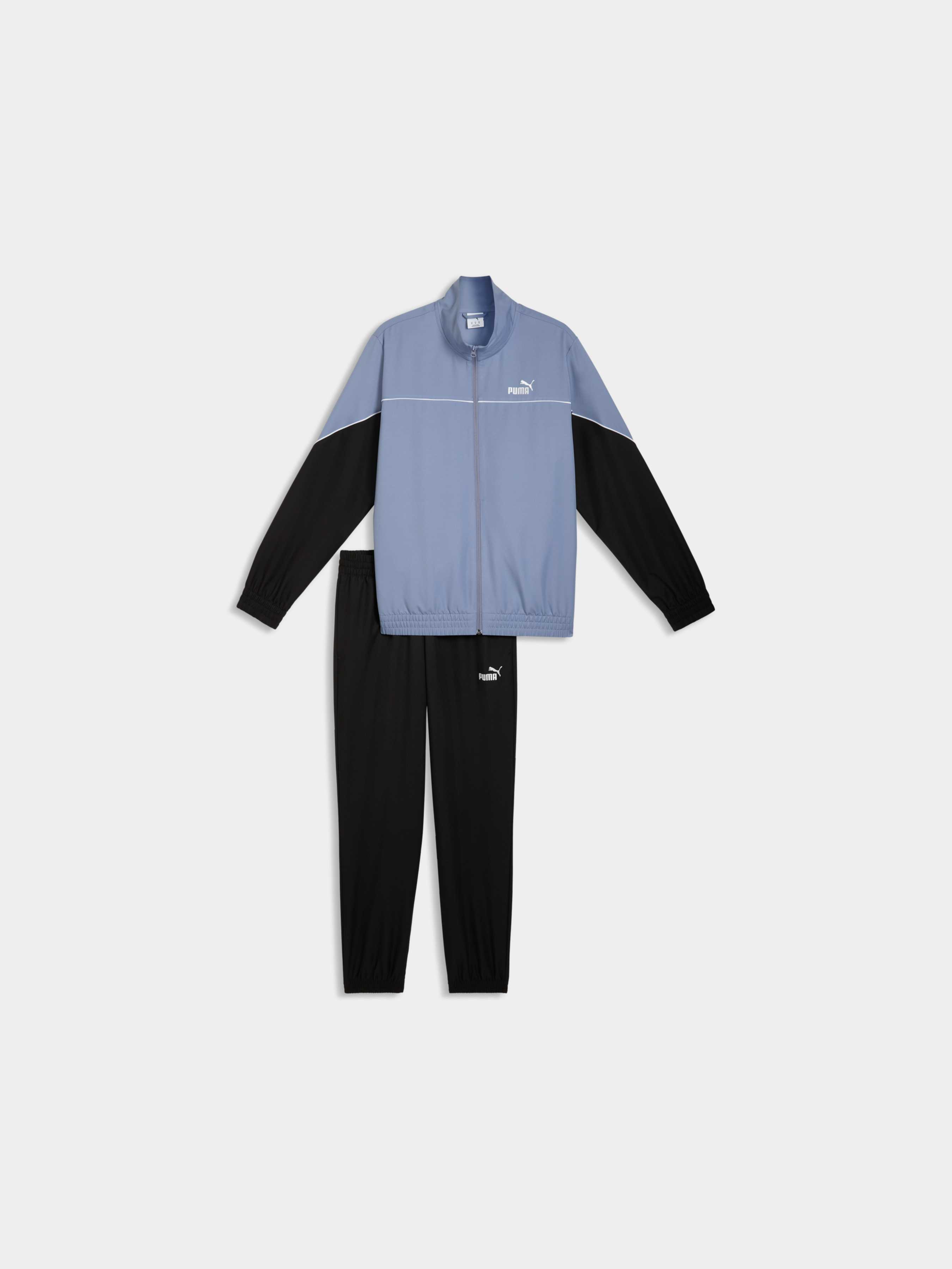 Чоловічий Спортивний костюм PUMA Woven Colorblock Suit (691772_65) колір сірий, матеріал комбінований верх
