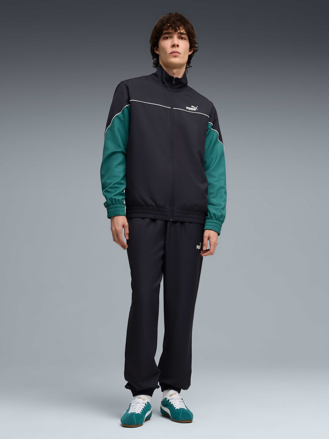 Спортивный костюм Woven Colourblock Tracksuit Men модель 691772 Фото