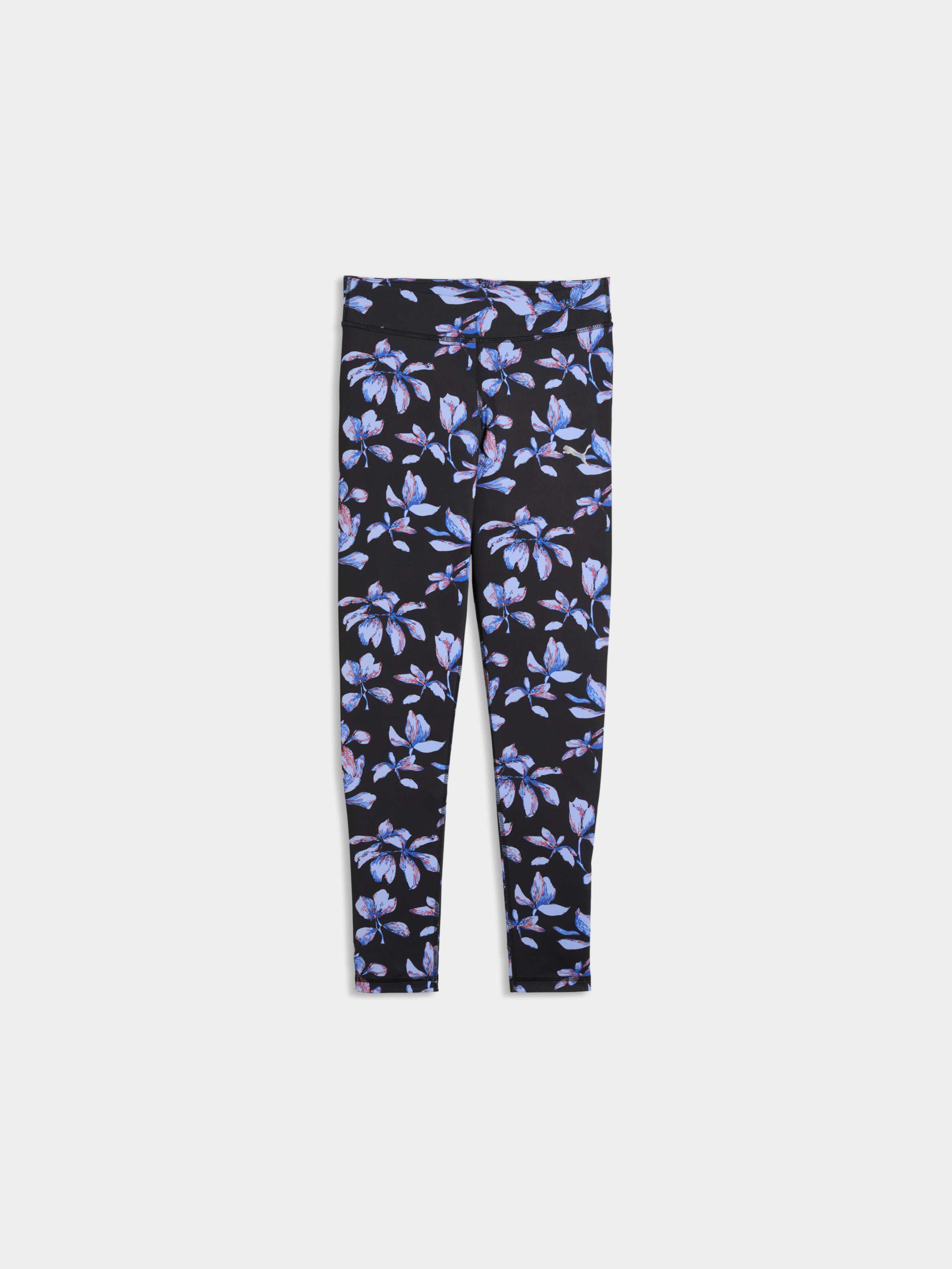 Дитячі Спортивні леггінси PUMA Ess Training Aop Tights (528478_01) колір чорний, матеріал комбінований верх