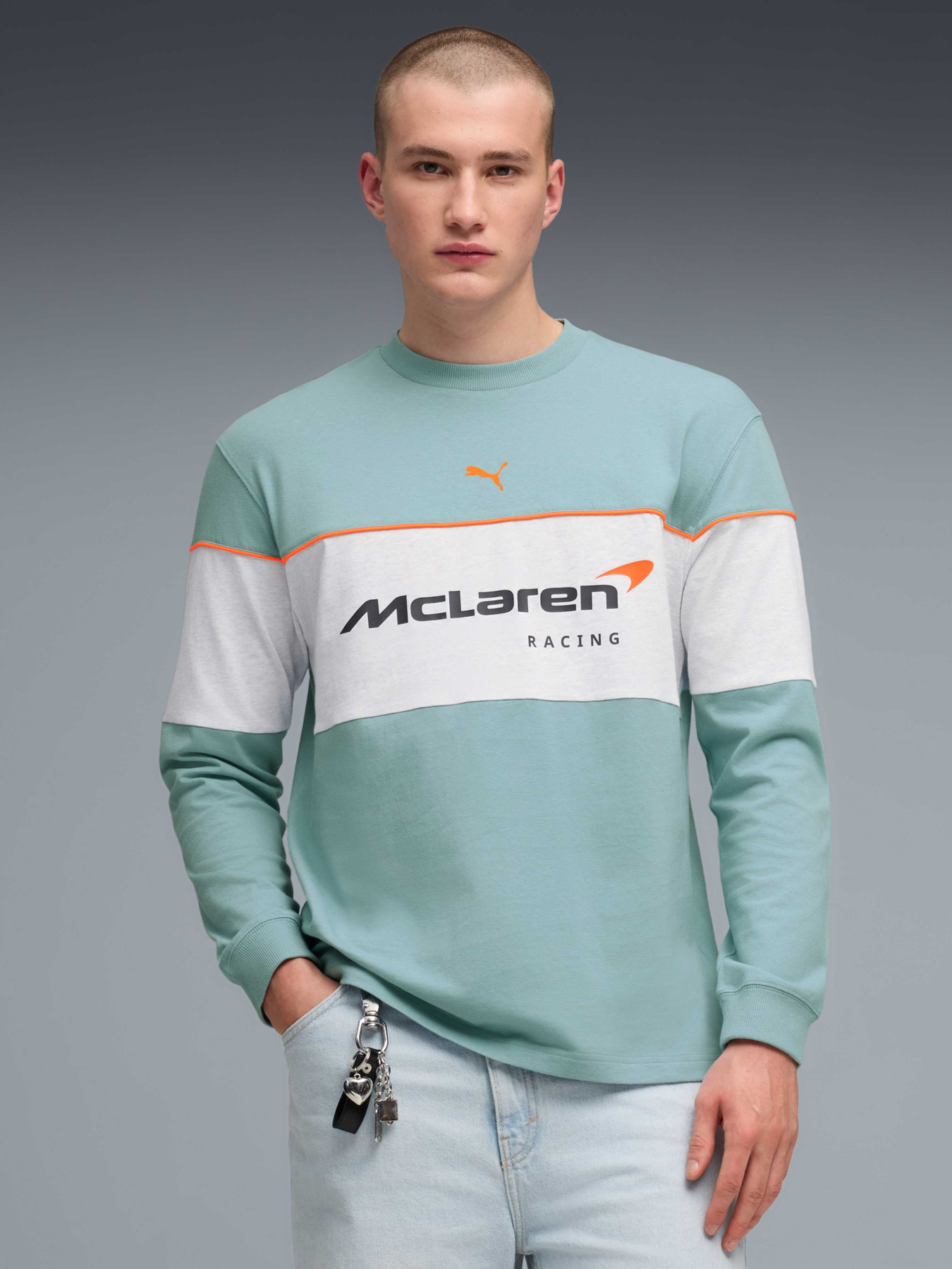Свитшот McLAREN RACING Lifestyle Relaxed Sweatshirt Men модель 637508 Фото