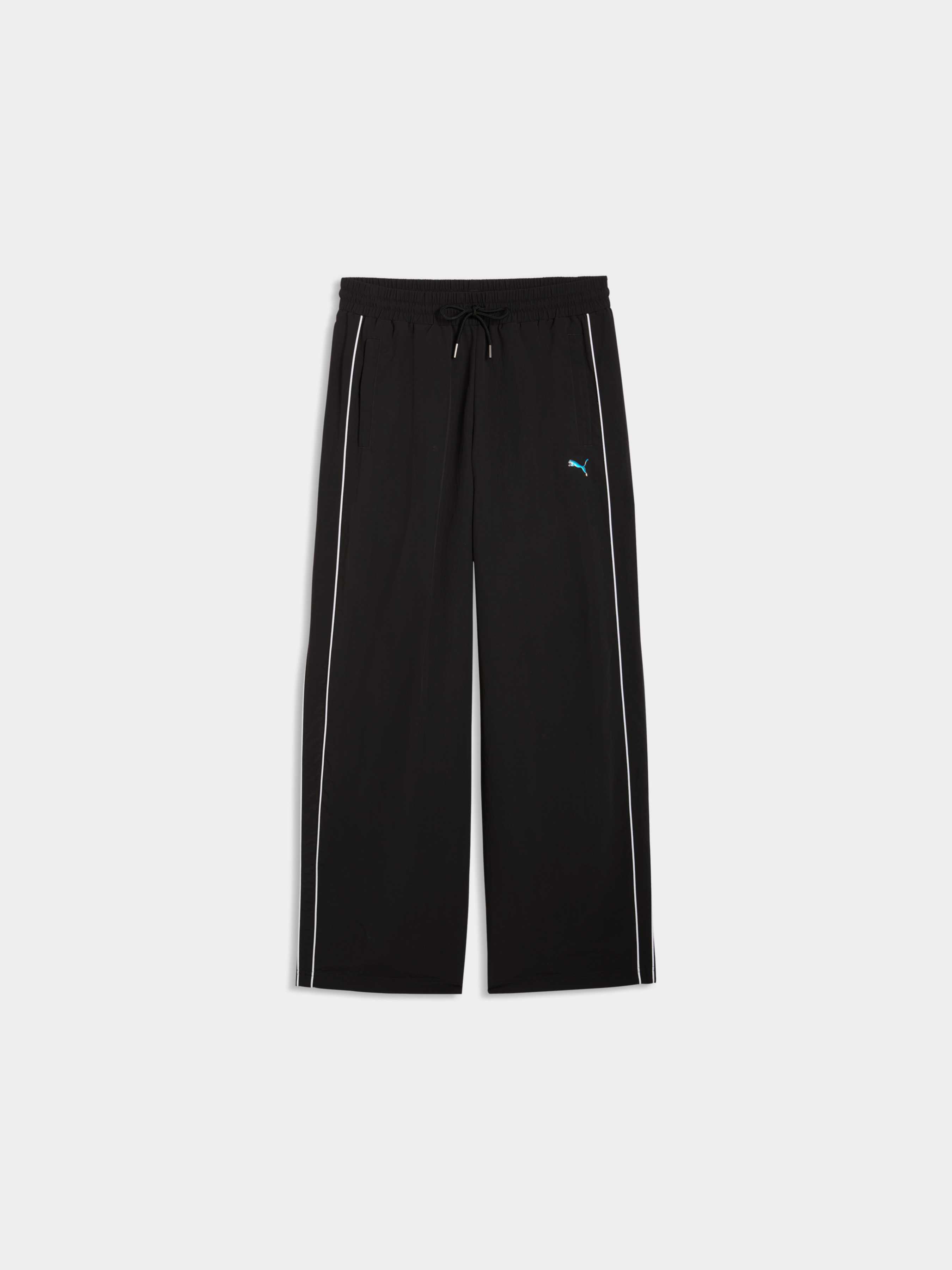 Жіночі Спортивні штани PUMA T7 Woven Track Pants Op (634559_01) колір чорний, матеріал комбінований верх