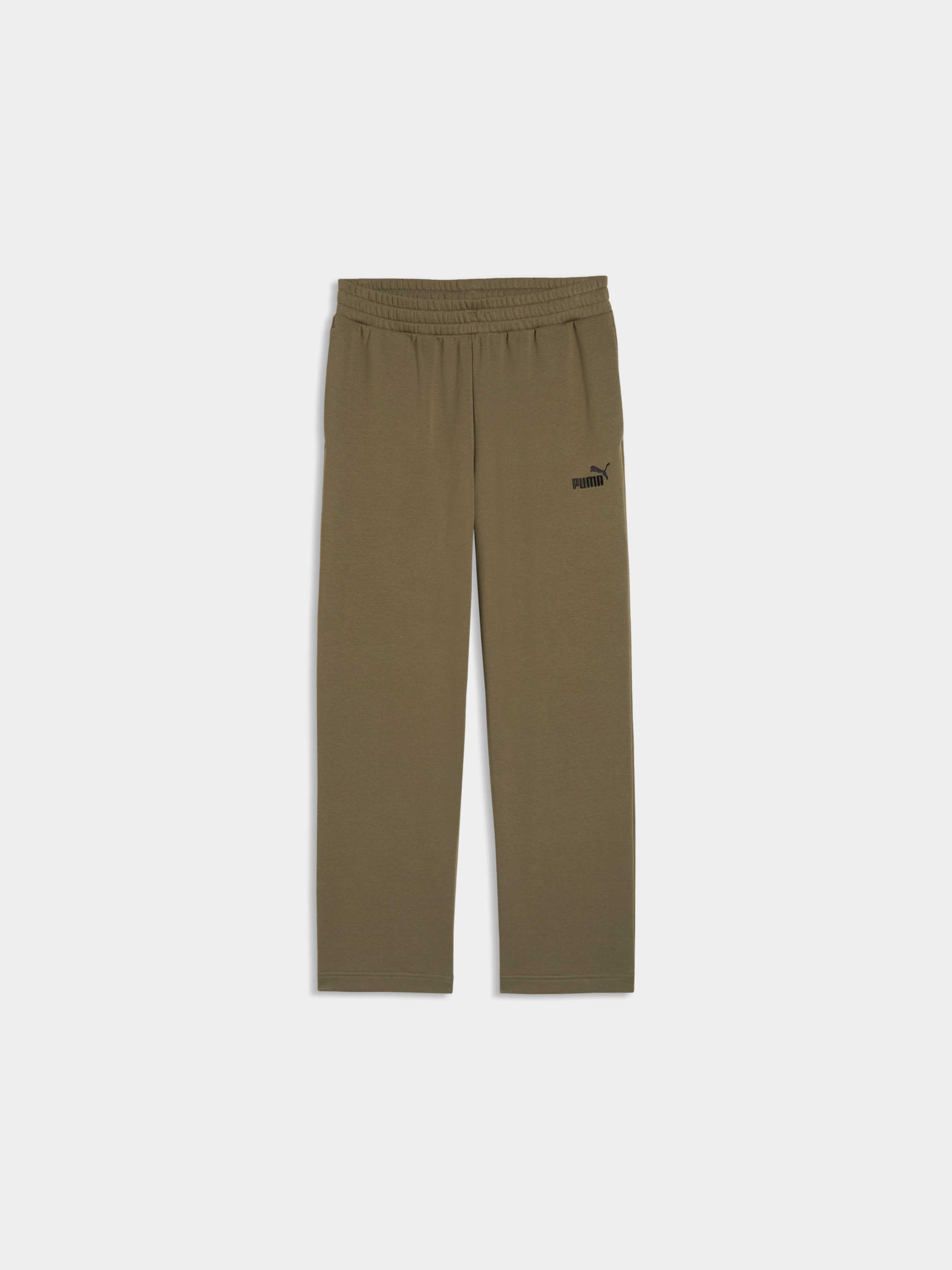 Чоловічі Спортивні штани PUMA Ess No.1 Logo Relaxed Pants (692193_81) колір зелений, матеріал комбінований верх
