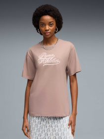 Футболка Graphic Relaxed Varsity Tee Women модель 691909 Фото