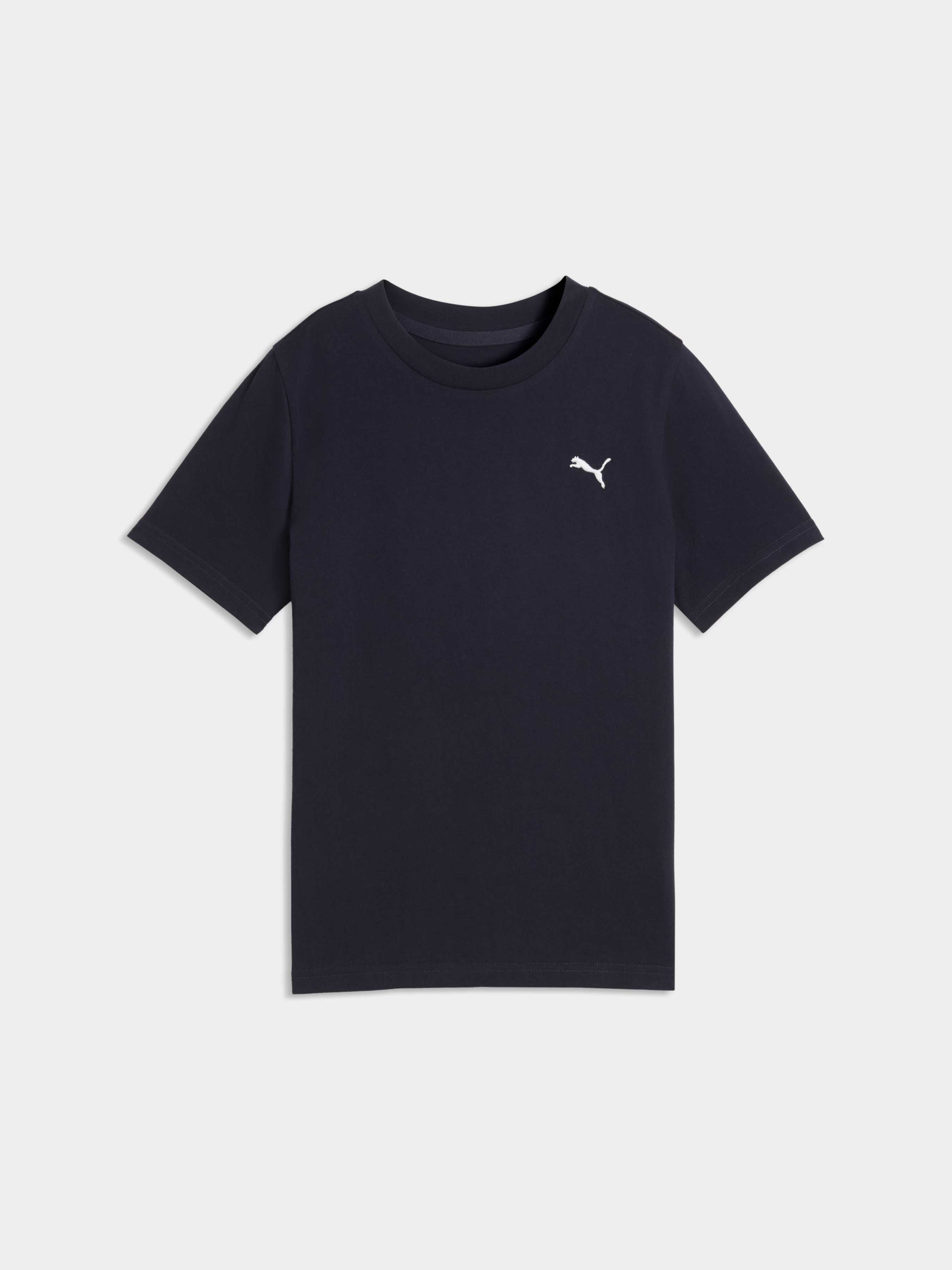 Дитяча Футболка PUMA Wardrobe Ess Tee (629877_16) колір синій, матеріал комбінований верх
