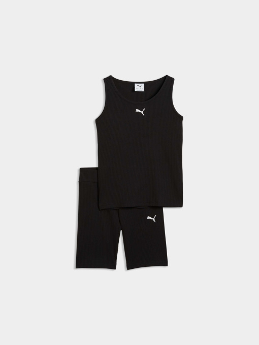 Детский костюм Essentials Elevated Rib Tank and Short Leggings Set Youth модель 692477 Фото