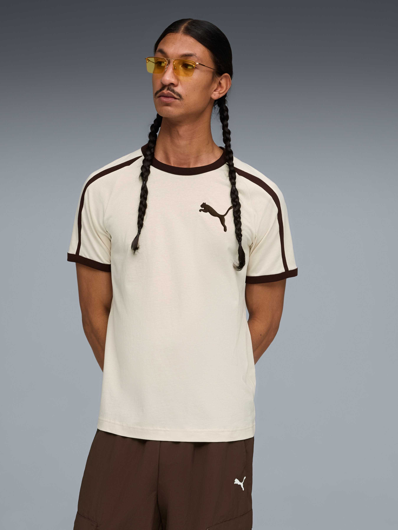 Футболка T7 Big Cat Ringer Tee Men модель 635242 Фото