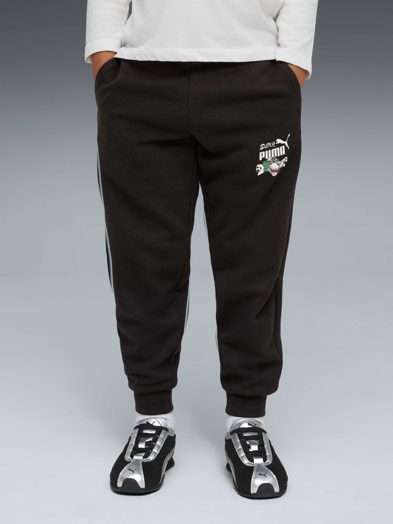 Дитячі штани Super PUMA Sweatpants Kids модель 691920 Фото