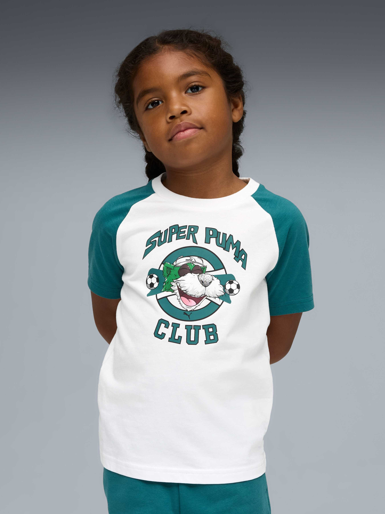 Детская футболка Super PUMA Graphic Tee Kids модель 691918 Детская футболка Super PUMA Graphic Tee Kids модель 691918 Фото