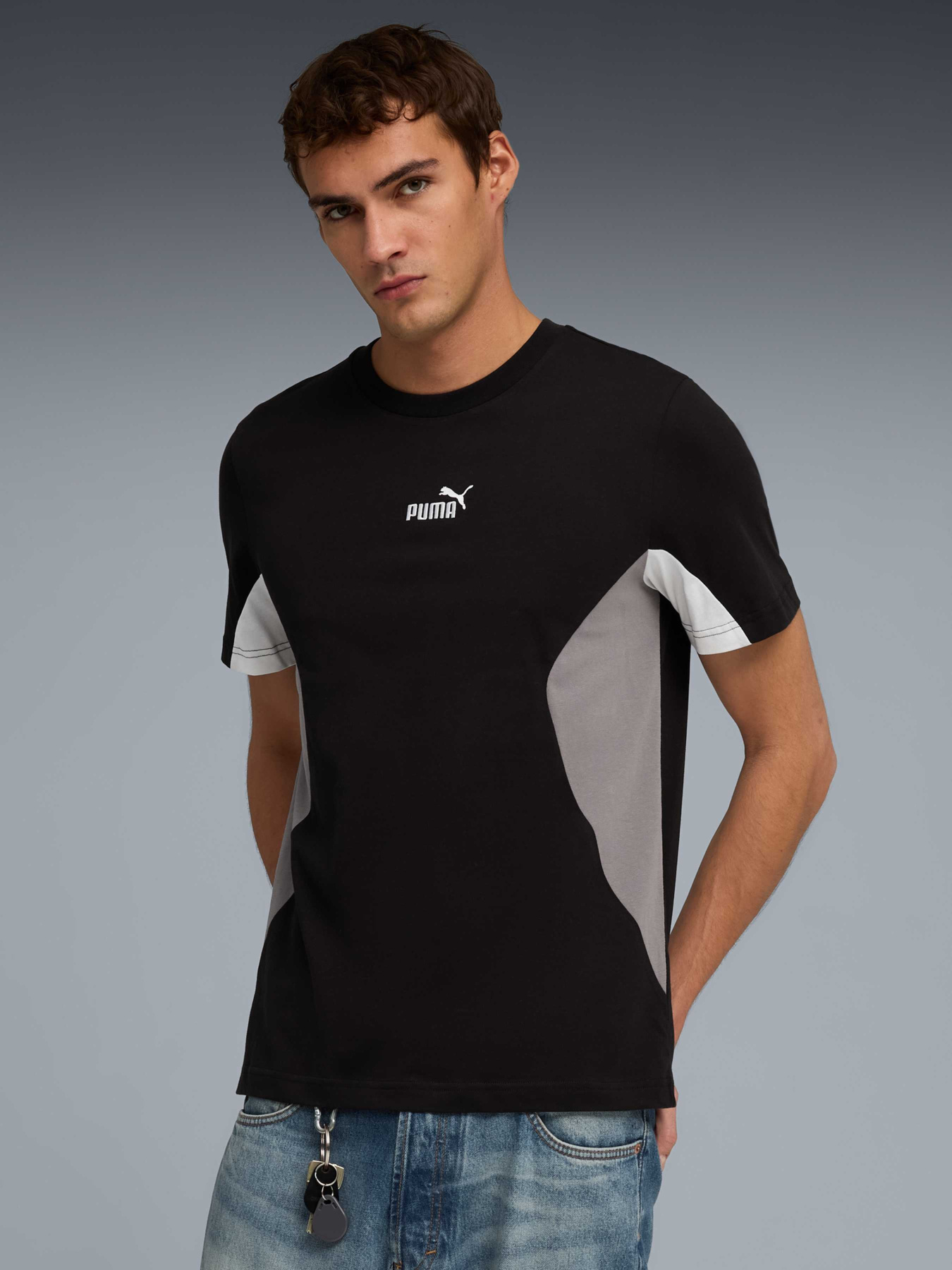 Футболка PUMA Ess Block Tee модель 691698 Фото