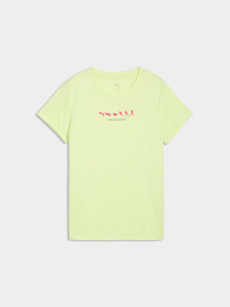 Футболка Run Slogan Graphic Running Tee Women модель 528652 Фото