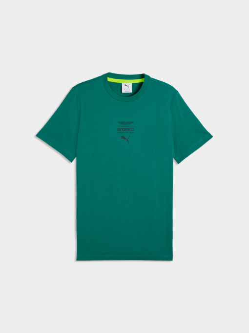 Футболка PUMA x ASTON MARTIN ARAMCO F1® TEAM Essentials Tee Men модель 635393 Фото