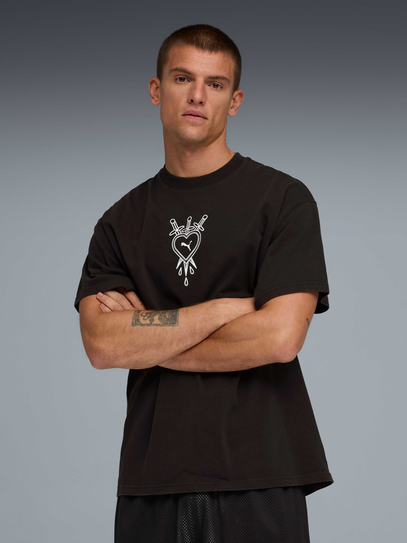 Футболки і поло PUMA Swish N' Ink Tee Iii модель 634661 Фото