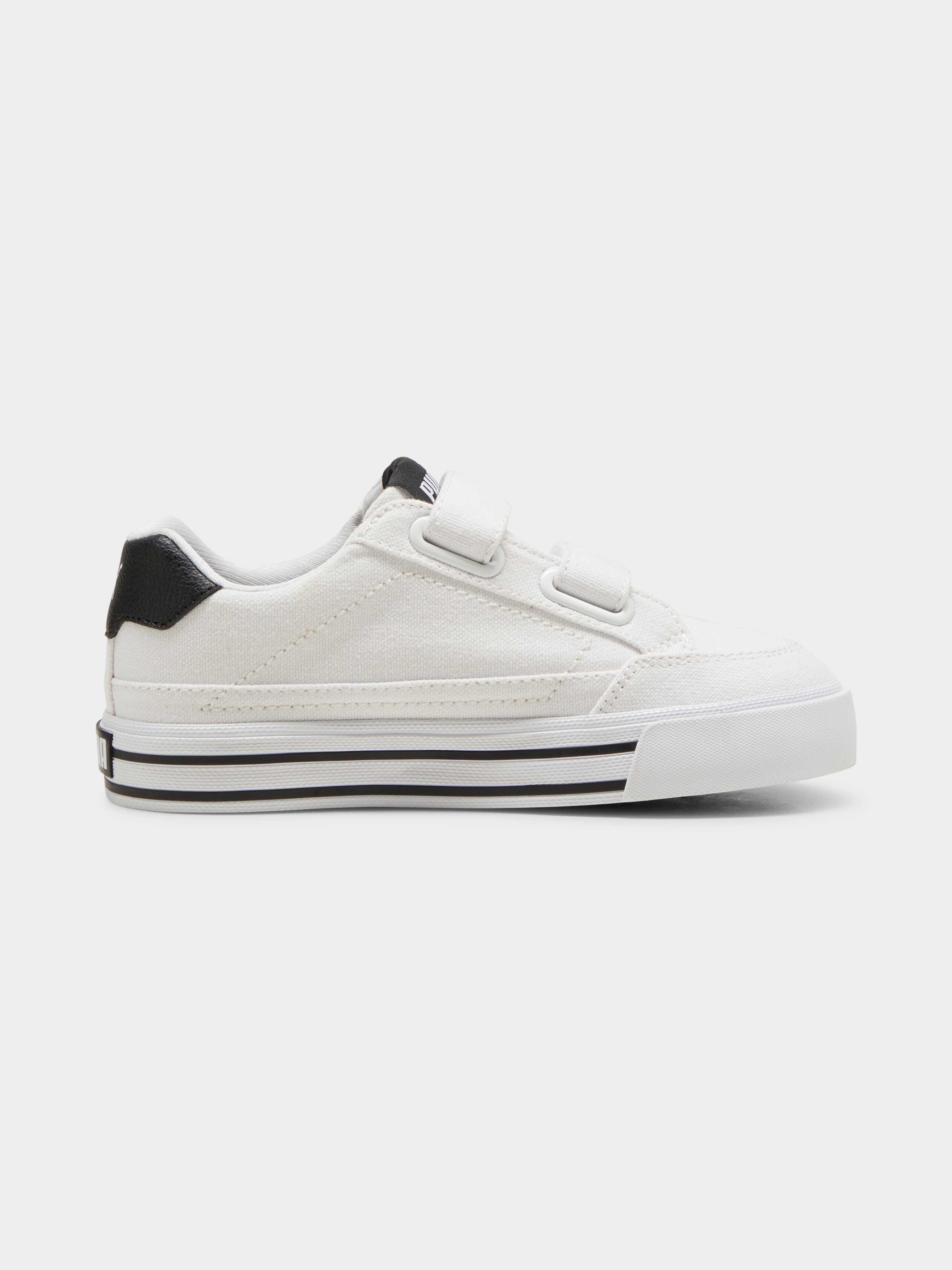 Дитячі Кеди низькі PUMA Court Classic Vulc Fs V Ps (396560_02) колір білий, матеріал комбінований верх PUMA - купити в Україні