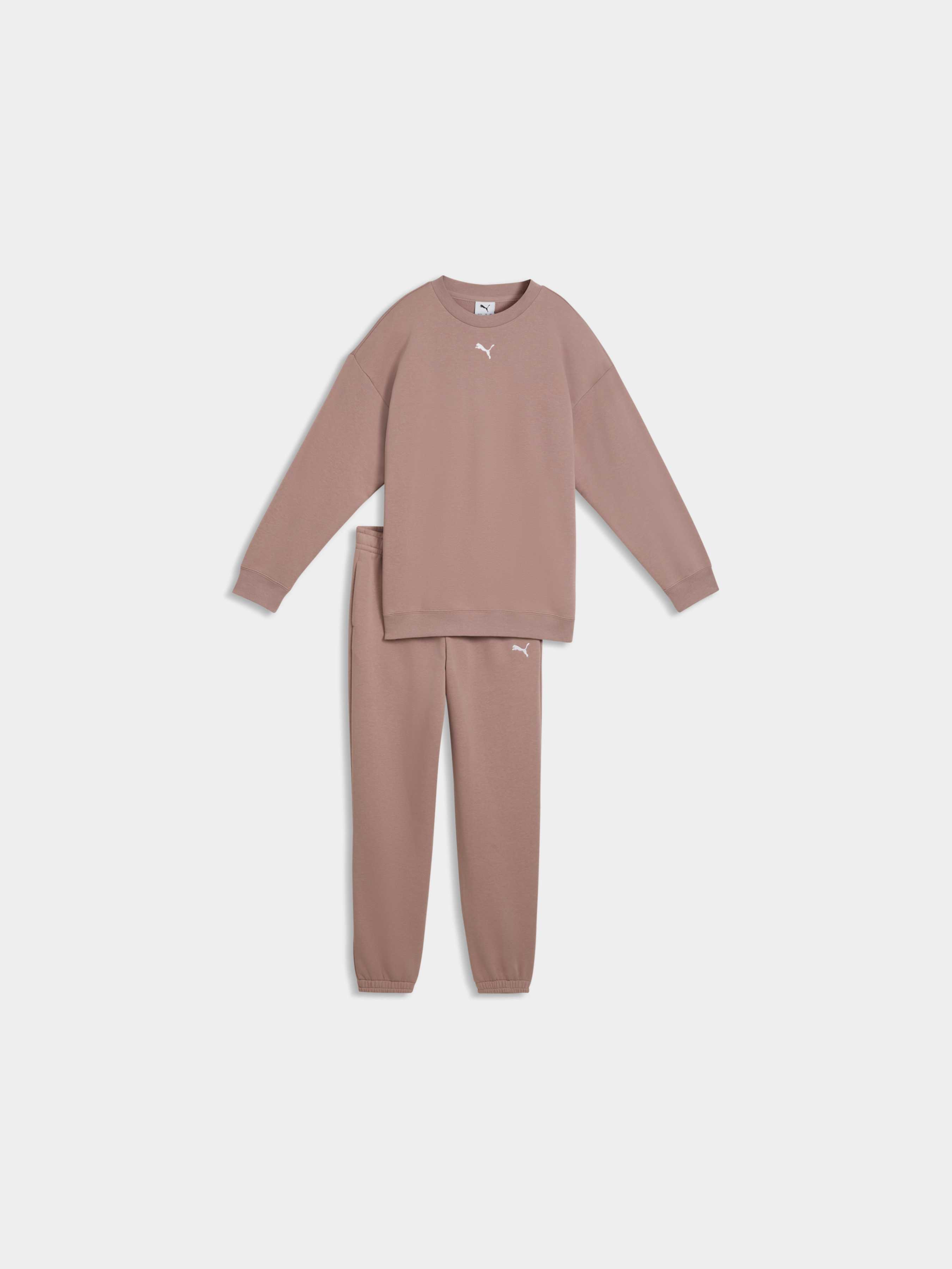Дитячий Спортивний костюм PUMA Knitted Suit (693395_88) колір бежевий, матеріал комбінований верх