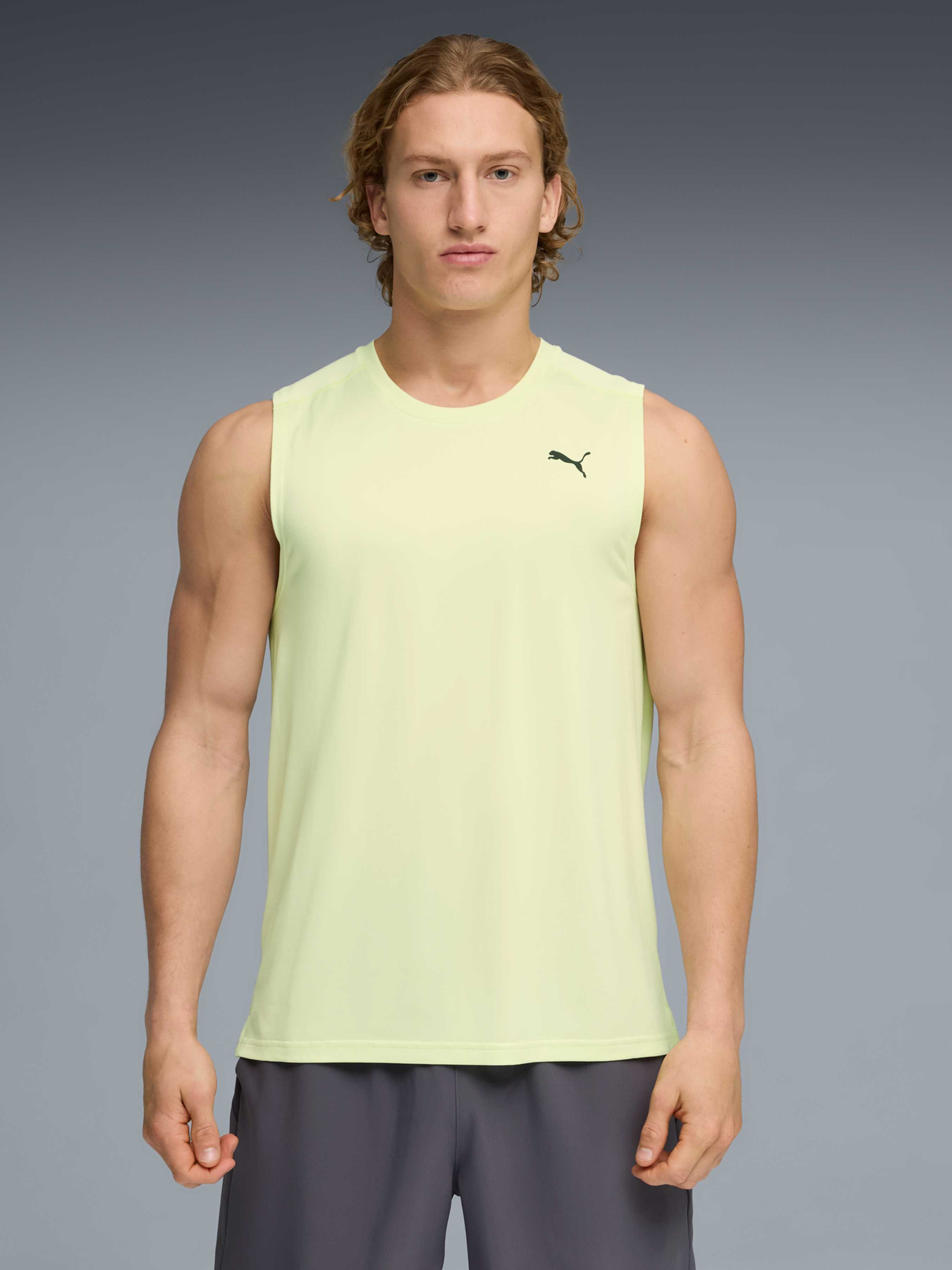Спортивная майка PUMA M Pwrtrain Sleeveless Tee модель 528536 Спортивная майка PUMA M Pwrtrain Sleeveless Tee модель 528536 Фото