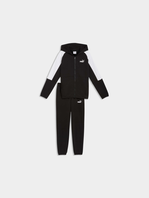 Детский спортивный костюм Essentials Block Hooded Tracksuit Youth модель 693334 Фото