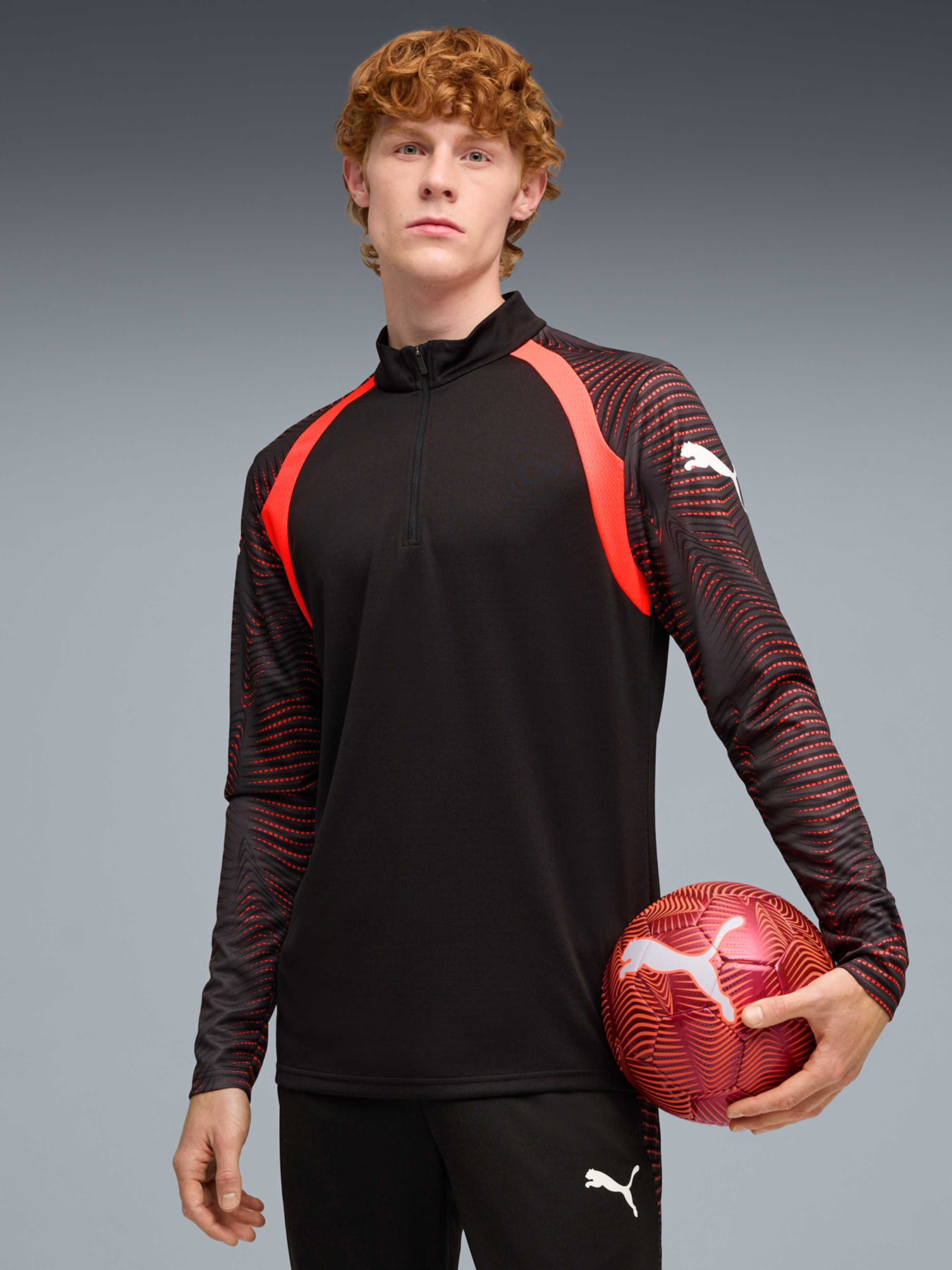 Спортивна кофта PUMA Individualfinal 1/4 Zip Top модель 660426 Фото