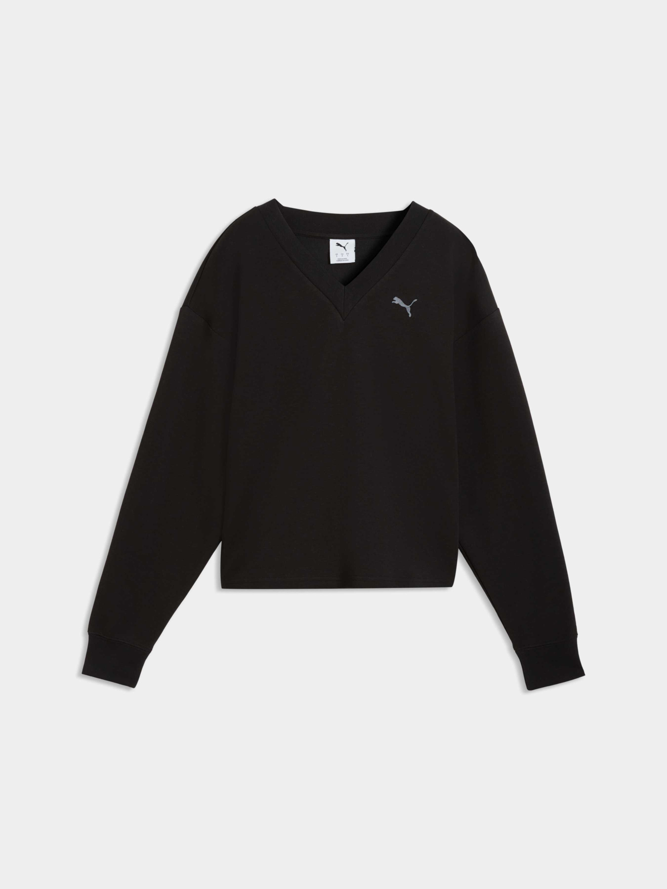 Свитшот PUMA Ess Elevated V-neck Crew Dk модель 691816 Фото